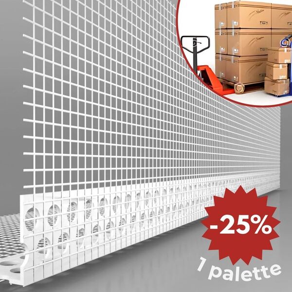 PROMO CORNIERE ENTOILÉE - PALETTE À -25% PROMO-LK PVC